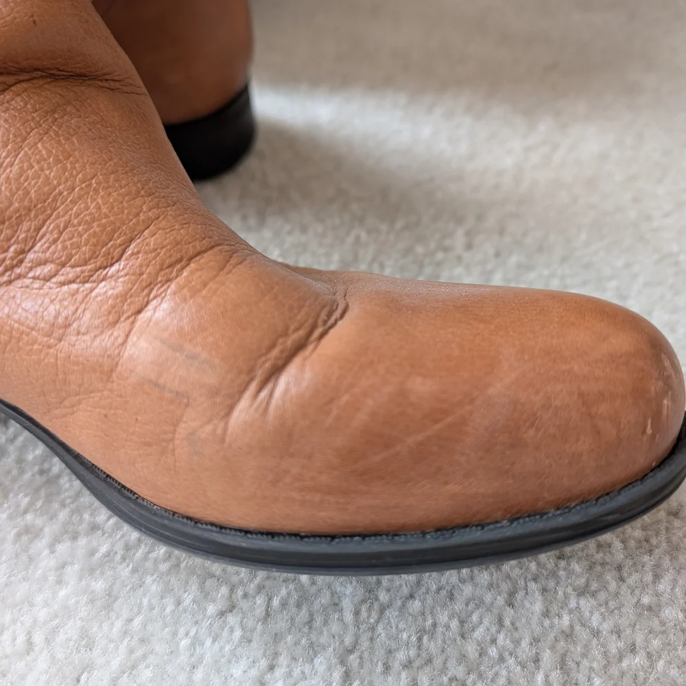 Brown Leather Riding Boots - Picture 6 of 14